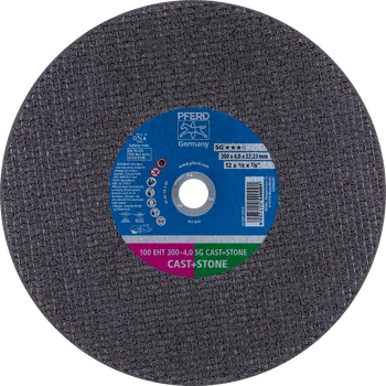 Řezný kotouč Pferd 61329131 | Řezný kotouč 300 x 4,0 x 22,23 mm, SG CAST + STONE
