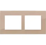 OBZOR DSD 00-00000-215A Rámeček dvojnásobný skleněný DECENTE, mocca