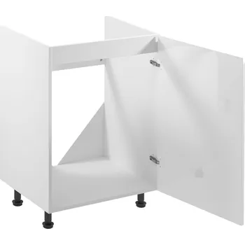 Kuchyňská skříňka ASPEN D60Z-P/L - bílá/bílá Otevírání vpravo