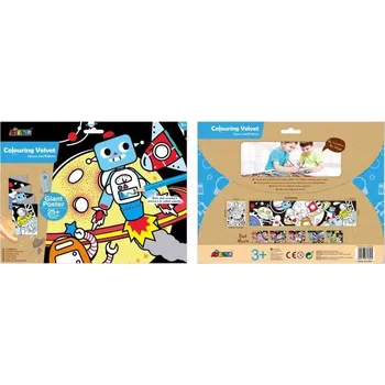 omalovánky Avenir Sametové omalovánky MAXI - Vesmír 126 x 29 cm