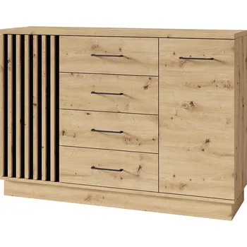 Komoda Komoda ARTIZ | 130 cm | artisan/černá