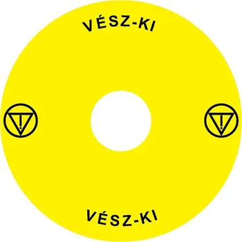 tlačítko Noark 106819 Ex9P1 H S9HU Štítek nouzového zastavení