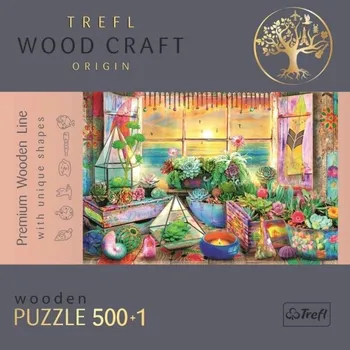 Puzzle Trefl Wood Craft Origin Puzzle Plážový domek 501 dílků - dřevěné