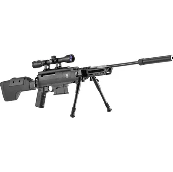 Vzduchovka BO manufacture | Black Ops Sniper Gas píst vzduchovka 4,5 mm + Optika 4×32 + Bipod 20J