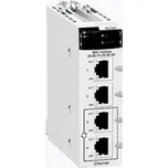 Schneider Electric BMXNOC0401 Ethernet 10/100 Mb/s, 4*RJ45 (Modbus TCP, Ethernet IP, QoS, RSTP, FDT/DTM), pracovní teplota -25..