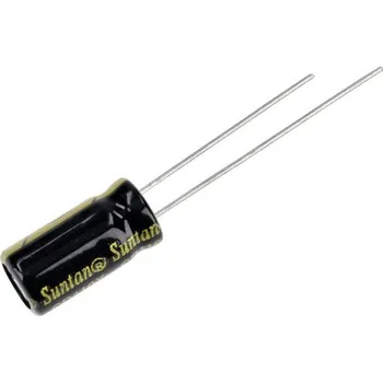 Kondenzátor Suntan TS13DE1A471MSB0A0R elektrolytický kondenzátor 2.5 mm 470 µF 10 V 20 procent (d x š) 12 mm x 6.3 mm 1 ks