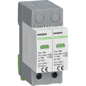 Jistič Noark 111752 Ex9UEP1+2 6.25R 2P 1000 EU DC svodič pře