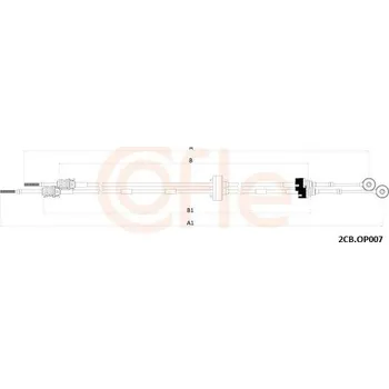 Tazne lanko, rucni prevodovka COFLE 2CB.OP007