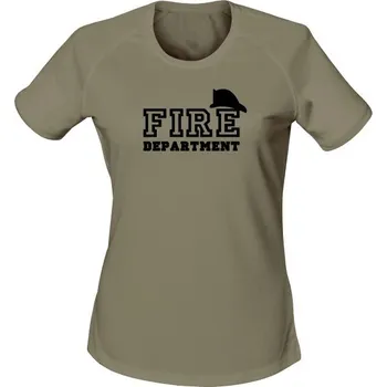 Dámské funkční tričko FIRE Department - olivová