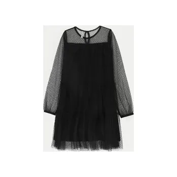 Dámské šaty Coccodrillo Každodenní šaty ZC4128101MGJ Černá Regular Fit 152