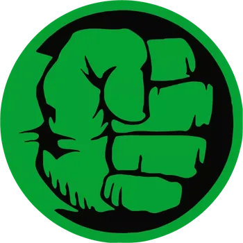 Nášivka NAŽEHLOVAČKA - Hulk logo