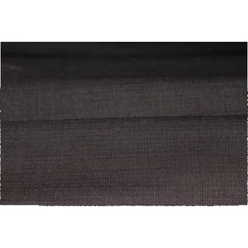 Metráž - oblekovka TMAVĚ HNĚDÁ melír 14210 - látka na obleky a kostýmy - Tmavě hnědá, 140 cm