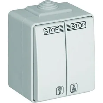 vypínač ELKO EP 48290 CCZ - šedá Žaluziový spínač - dvojitý