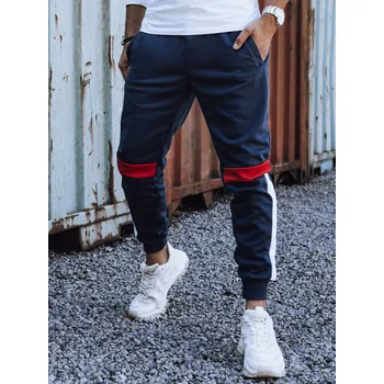 Pánské tepláky DSTREET MODRÁ/ČERVENÁ M