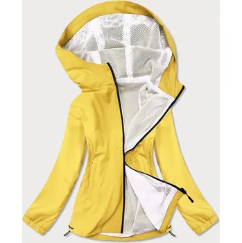 Žlutá neonová dámská letní bunda s podšívkou (HH036-26) odstíny žluté S (36)