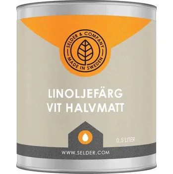 Olej na dřevo Selder - polomatná lněná olejová barva Obsah balení: 0,5 l