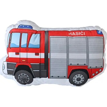 Dekorativní polštářek Tvarovaný polštář 50x34cm - Hasiči