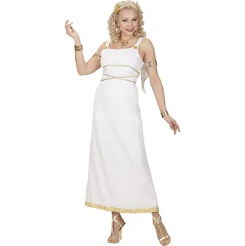 Karnevalový kostým Dámský kostým řecké bohyně s vavřínovým věncem - S