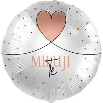 Party dekorace Balónek fóliový Miluji Tě