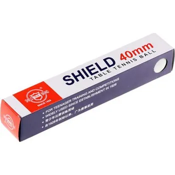 Stolní tenis Shield míčky na stolní tenis bílá balení 6 ks