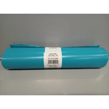 Pytle na odpadky Pytle na odpad 70x110, 80mi, modré, role 15ks