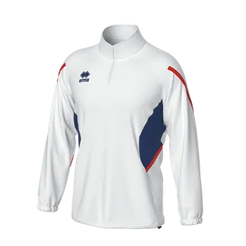 Pánská mikina ERREA´ ERREA tréninková mikina CHARLES BARVA: bílá - tmavě modrá - červená, Velikost: M