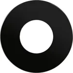 OBZOR DSR 00-00000-Z131 Rámeček jednonásobný skleněný pro zásuvku RETRO, černý