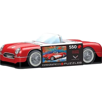 Puzzle Eurographics Puzzle v plechové krabičce Corvette 550 dílků