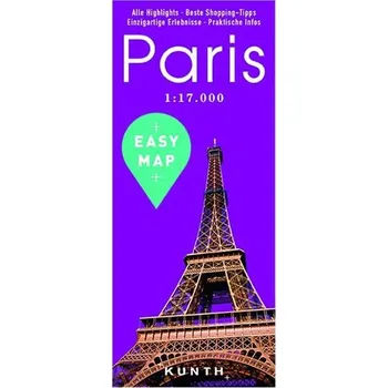 Cestování Paříž - Easy Map 1:17 000
