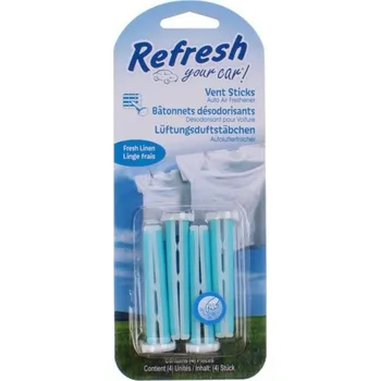 Vůně do auta Osvěžovač vzduchu do auta California Scents Vent Sticks Fresh Linen (2 ks)