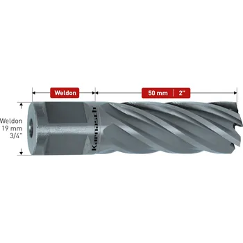 Vrták Karnasch 201265013 | Jádrový vrták 13 mm, SILVER-DRILL LINE 50 upnutí WELDON 19