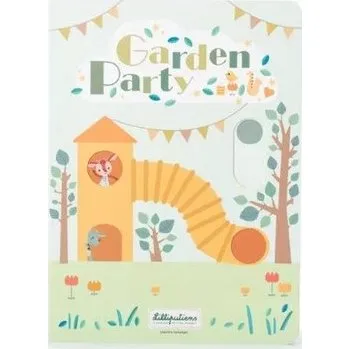 Leporelo Lilliputiens - leporelo protiklady - zahradní slavnost