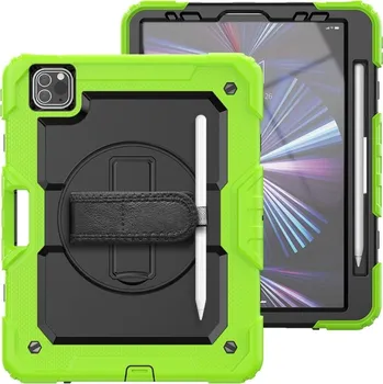 Pouzdro na tablet VSECHNONAMOBIL 77893 SOLID 360 Odolný obal pro Apple iPad Air 11 2025 / Air 11 2024 zelený