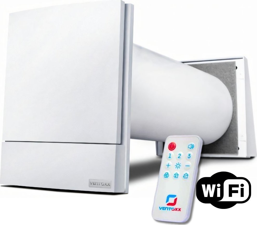 Ventoxx Harmony Smart, lokální rekuperace s dálkovým ovladačem a Wi-Fi