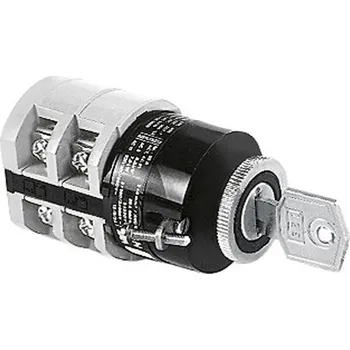 vypínač LOVATO Electric 7GN1291U12 vačkový spínač GN: 12A/2P, spínač 0-1, úhel 60°, montáž pr.22mm s klíčem