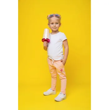 Dívčí tepláky Travel - světle-růžová 98