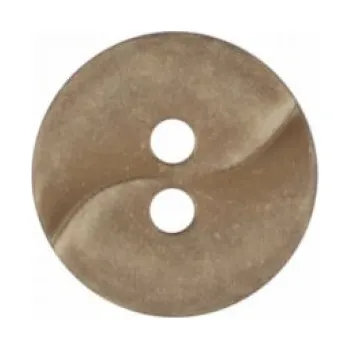 Knoflík Knoflík 225800 halenkový sv. hnědý - Hnědá, 1,3 cm