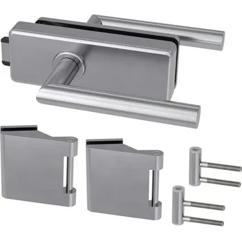 Dveřní kování Diamond Doors Kování skleněných dveří Style Nerez, nerez, bez zámku ATB297680112