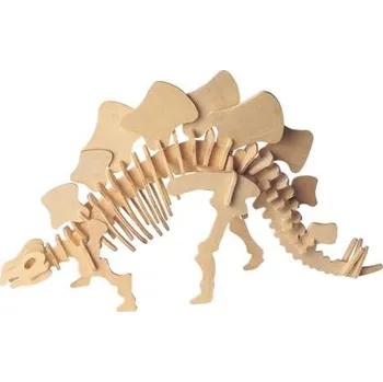 Hračka Woodcraft Dřevěné 3D puzzle Stegosaurus velký