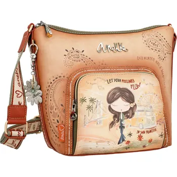 Anekke Peace & Love Camel 38803-248 hnědá/béžová Kabelka Anekke Peace & Love Camel 38803-248 hnědá/béžová