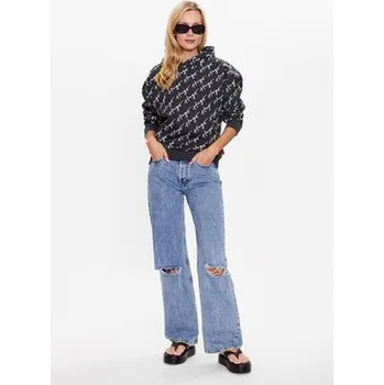 Pánská mikina Hugo Mikina Relaxed Hoodie 2 50489131 Černá Regular Fit XS