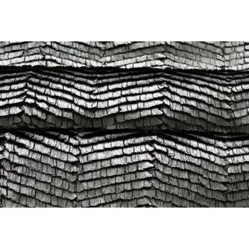 Metráž - Kožešina STŘÍBRNÁ VE00744014 - Stříbrná-černá, 150 cm