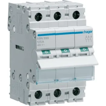 vypínač Hager SBN399 Vypínač 3 pól. 125A