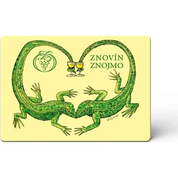 Dekorativní magnet Dekorační magnetka „ještěrka zelená“ 3