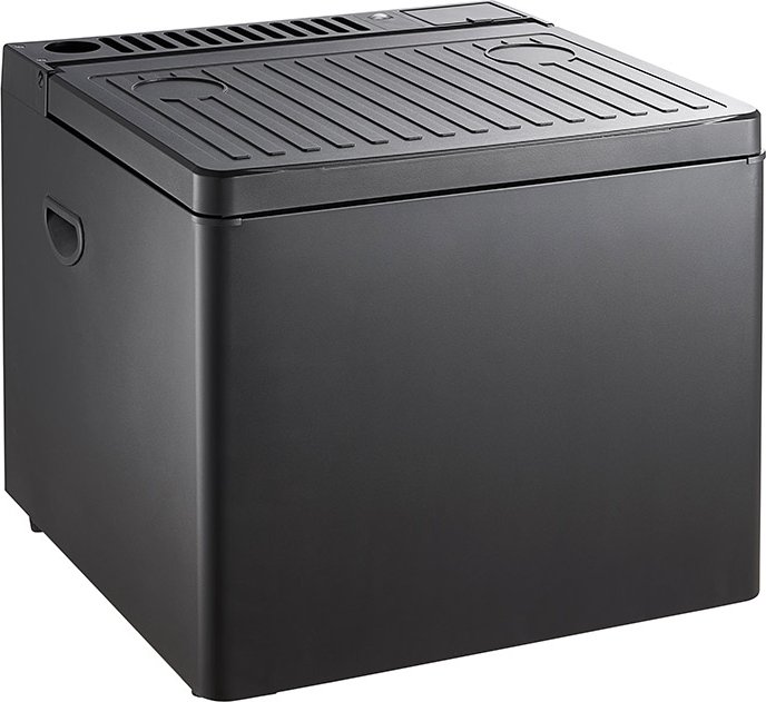 MEVA Absorpční plynová chladnička 40L, XCA-40G na LPG/230V/12V LE24001 lednice (MEVA-ULE24001 Absorpční tří cestná chladnička, lednice XCA-40G pro udržení potravin v chladném stavu, na propan-butan)