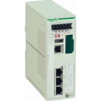 vypínač a zásuvka Schneider Electric TCSESM043F1CS0 Ethernet TCP/IP řízený spínač - ConneXium - 3TX/1FX - single mode