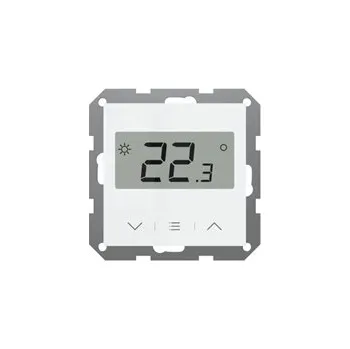 Termostat Tech-Controllers SINUM FR-S2-BK Drátový pokojový termostat do rámečku určený pro SINUM – černý WG.23.0064