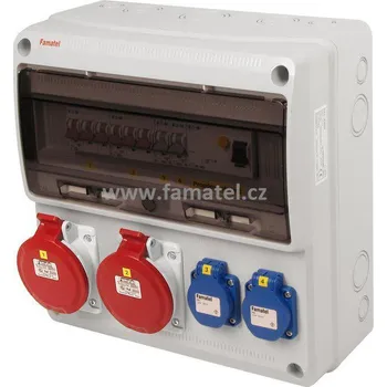 Rozvaděč Famatel v600 - ZSF20002000.1 /3974 Zás.skříň IP44 jištěná s chráničem 40/4/003
