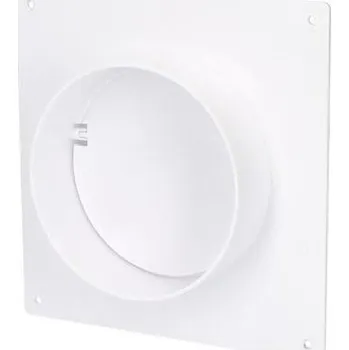 Ventilace VENTS 1003531 Spojka vnitřní s rámečkem a klapkou 3531 - 150mm PVC