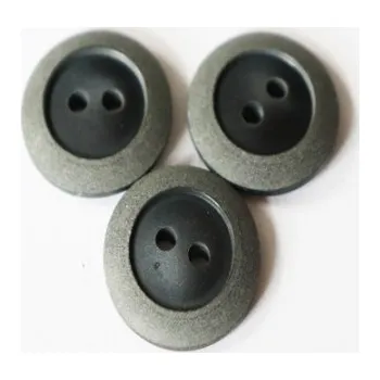 Knoflík 83087 Knoflík šedý 70395/28/115 - Šedá, 18 mm